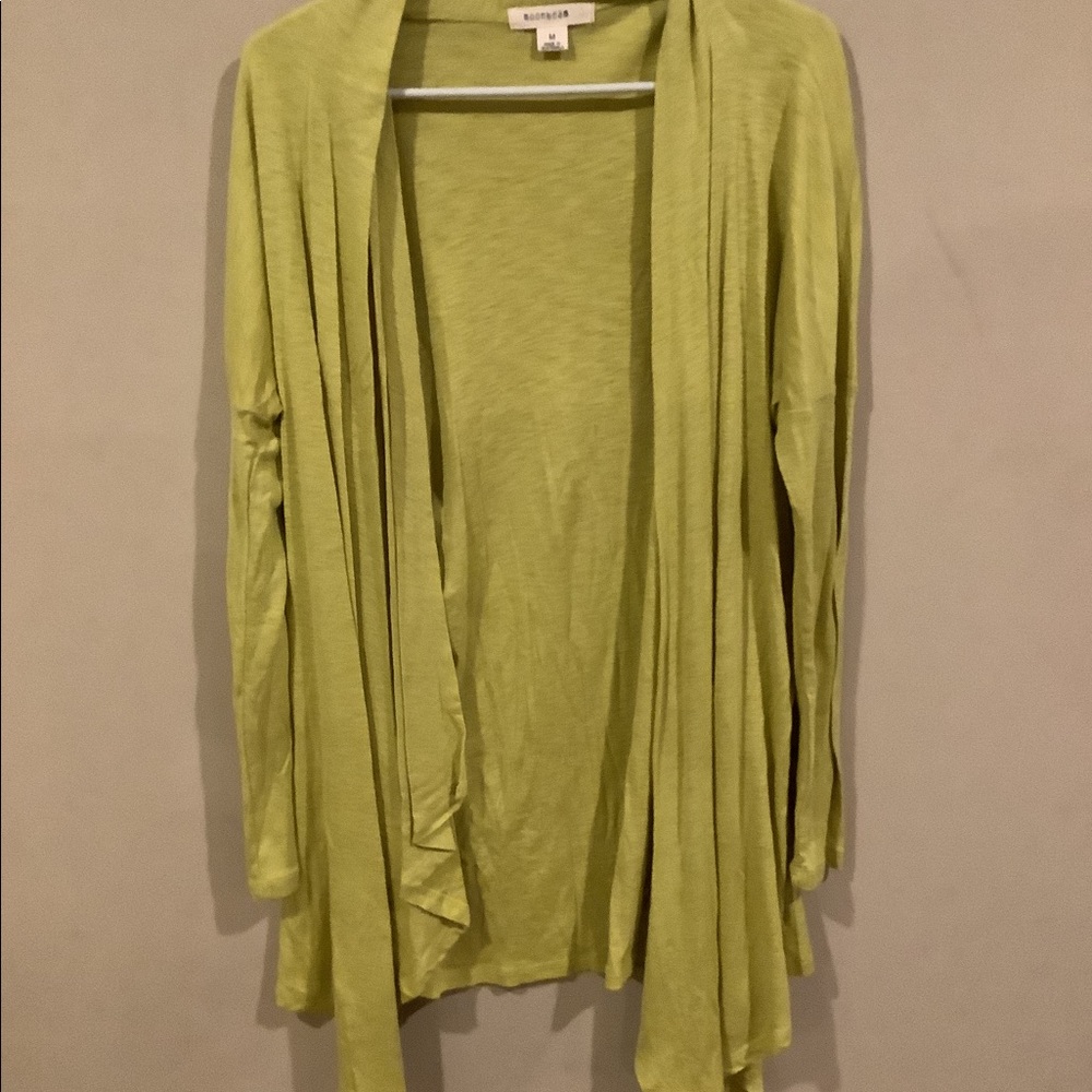 Green cardigan top